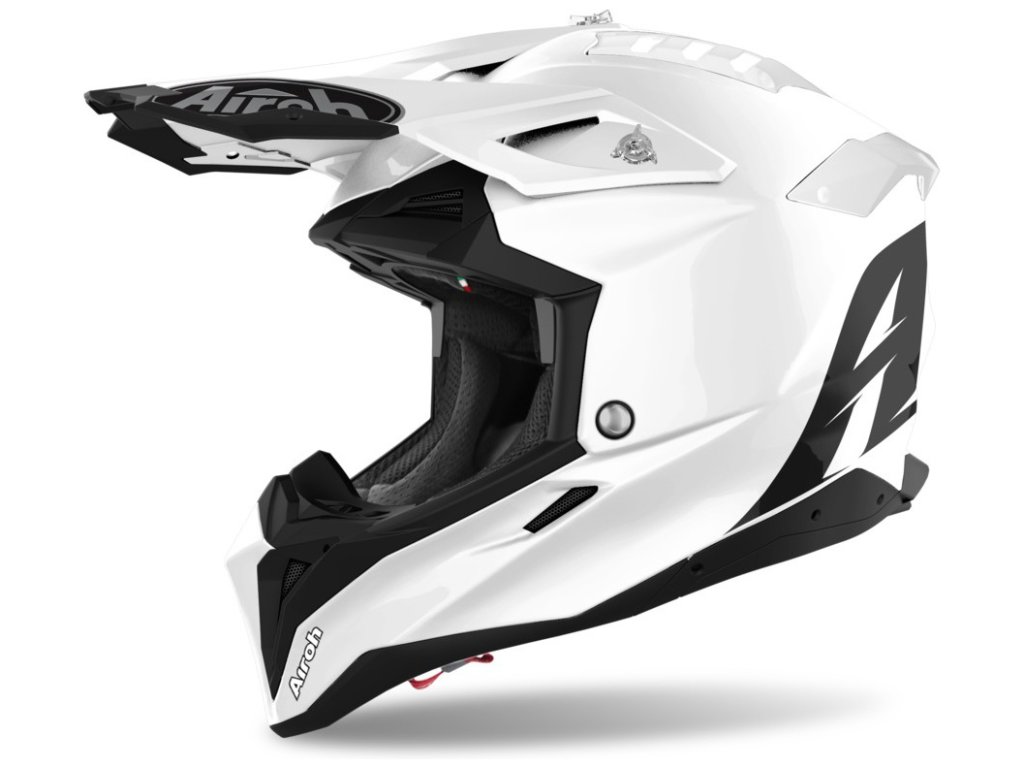 MX přilba AIROH AVIATOR 3.0 COLOR lesklá bílá