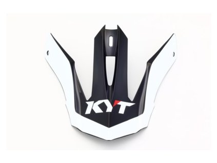 náhradní kšilt KYT PEAK K-MX black/red