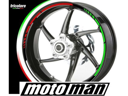 proužky na ráfky MOTOGRAFIX RACING POTISK ITALIA