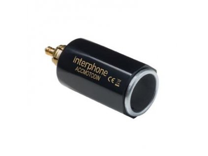 DIN adaptér Interphone z malé motocyklové zásuvky na automobilovou, slim provedení