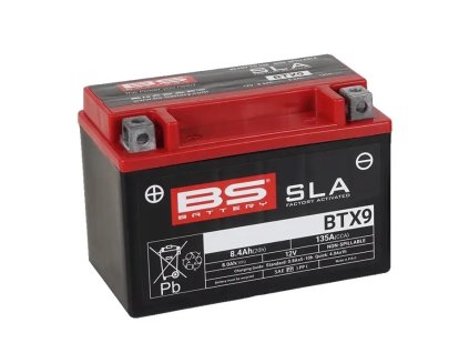 motocyklová baterie BS-BATTERY BTX9 (YTX9) SLA