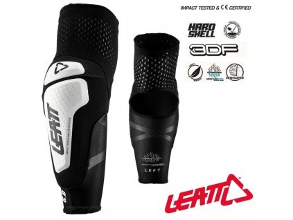 chrániče loktů LEATT elbow guard 3DF 6.0 white/black