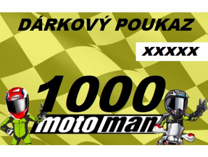 Dárkový poukaz 1 000 Kč