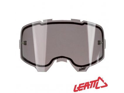 dvojite tmave sede sklo leatt velocity lens smoke dual