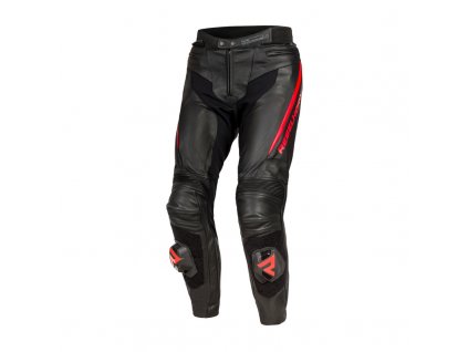 moto kalhoty REBELHORN FIGHTER black/flo red