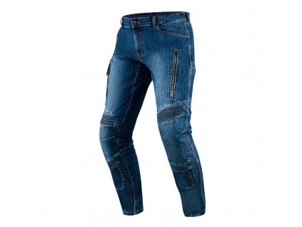 kevlarové jeansy REBELHORN VANDAL NORMAL washed blue