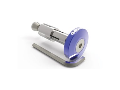 závaží řídítek OXFORD Bar Ends 2 s konusem pro vnitřní průměr 13 a 18 mm (vnější 22 a 28,6 mm) modré, pár