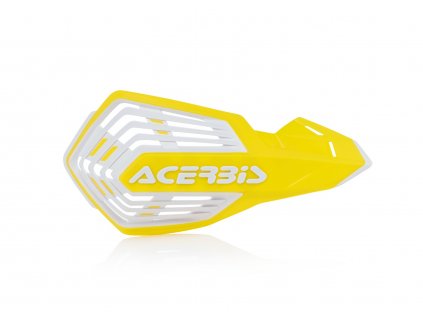 chrániče páček ACERBIS X-FUTURE VENTED žlutá/bílá