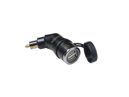 DIN adaptér Interphone s 2xUSB výstupem pro motocykly, 2A
