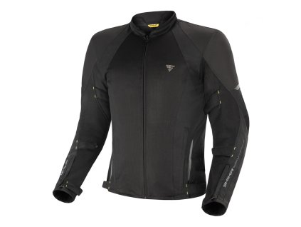 shima jet men jacket black front 1200px