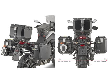 trubkový nosič bočních kufrů GIVI PLO2145CAM PL ONE-FIT Yamaha XT 700 Z Ténéré (19-24)