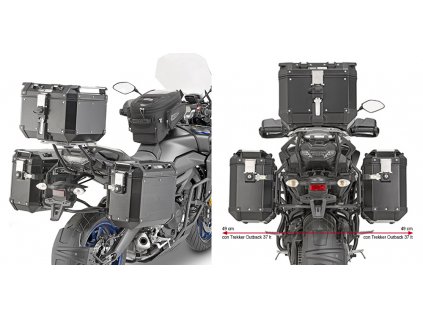nosič pro boční kufry TREKKER OUTBACK GIVI PL2139CAM pro Yamaha MT-09 Tracer 900/900 GT (18-20)