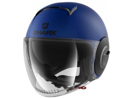 moto přilba SHARK NANO STREET NEON BKB černá/tmavě modrá/matná