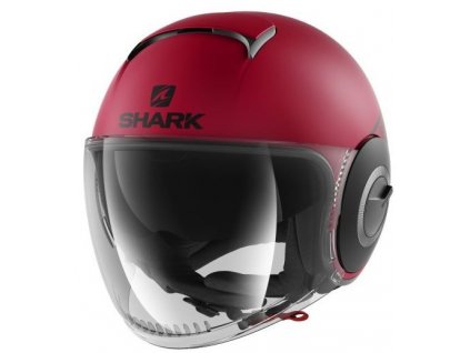 moto přilba SHARK NANO STREET NEON RKR černá/červená/matná