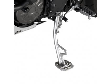 rozšíření bočního stojánku GIVI ES2119 pro Yamaha XT 1200ZE Super Teneré (14-20), stříbrné hliníkové