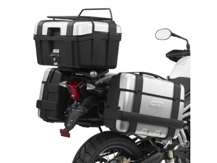 nosič kufru GIVI SR6401 včetně plotny pro Triumph Tiger 800/800 XC/800 XR (11-19)