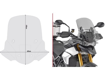 plexi kouřové GIVI D6415S pro Triumph Tiger 900 (20-)