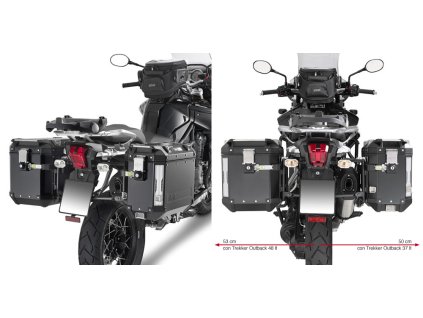 trubkový nosič GIVI PL6408CAM pro hliníkové boční kufry TREKKER OUTBACK TRIUMPH Explorer 1200 (12-18)
