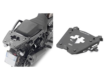 nosič special rack GIVI SRA8400 pro Harley Davidson Pan America 1250 (21-24), černý, včetně hliníkové plotny