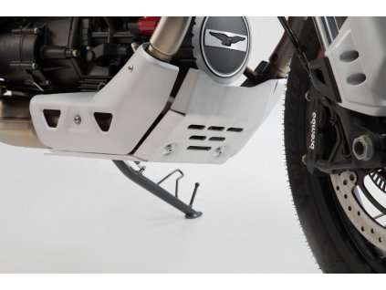 kryt motoru SW-MOTECH stříbrný pro Moto Guzzi V85 TT (19-)