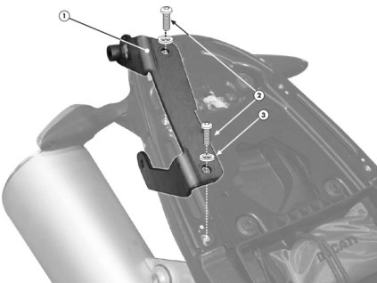 sada GIVI 7400KIT pro samostatnou montáž nosiče TE 7400 Ducati Monster 1100 EVO (11-12)