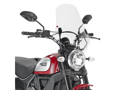 plexi kouřové GIVI 7407A Ducati Scramler 400/800 (15-20), vxš480x435 mm