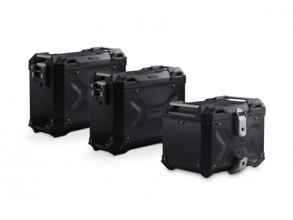 sada kufrů s montáží SW-MOTECH TRAX ADV černé pro BMW R 1200 GS LC Adv/1250 GS Adv