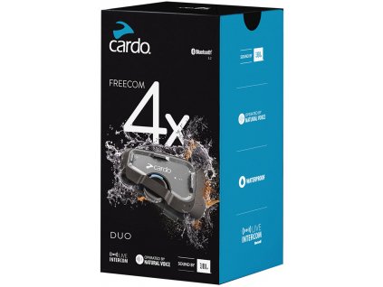 Interkom na motocykl Cardo Freecom 4x Duo Double Pack