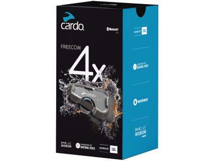 Interkom na motocykl Cardo Freecom 4x Single Pack