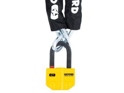 řetězový zámek OXFORD BOSS ALARM, délka 2 m