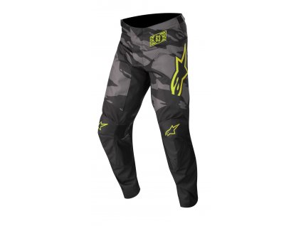 kalhoty RACER TACTICAL, ALPINESTARS (černá/šedá maskáčová/žlutá fluo)