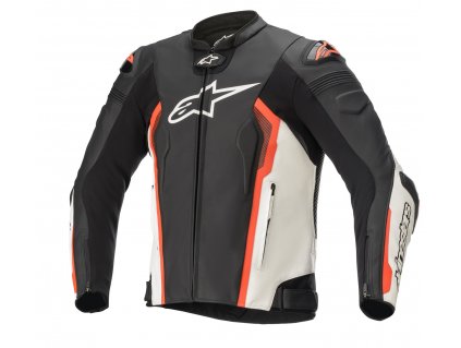 moto bunda ALPINESTARS MISSILE V2 TECH-AIR, černá/bílá/červená fluo