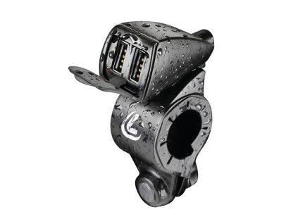 eng pl 38828 Usb Fix Trek rainproof double USB charger handlebar fixing Ultra Fast Charge 5400 mA 12 24V 3411 1