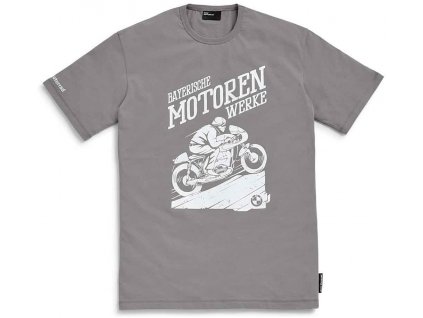 pánské tričko BMW Motorrad Bergkönig, šedé