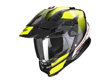 moto přilba SCORPION ADF-9000 AIR TRAIL černo/neonově žlutá