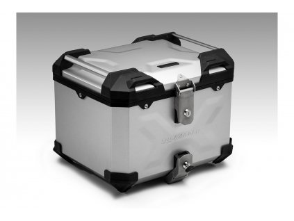 sada horního kufru s montáží SW-MOTECH TRAX ADV stříbrný pro BMW R 1200 GS Adv / R 1250 GS Adv (13-)