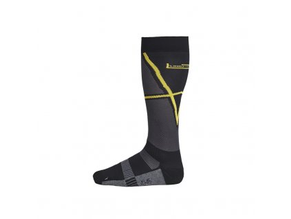 ponožky Lindstrands Summer Cool Sock, black/yellow