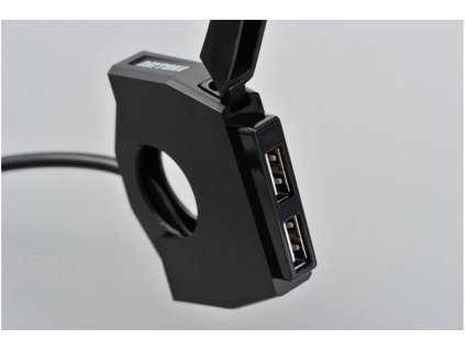 eng pl 89372 POWER SUPPLY USB SLIM 2X USB FOR MOTORCYCLE HANDLEBAR 10306 1