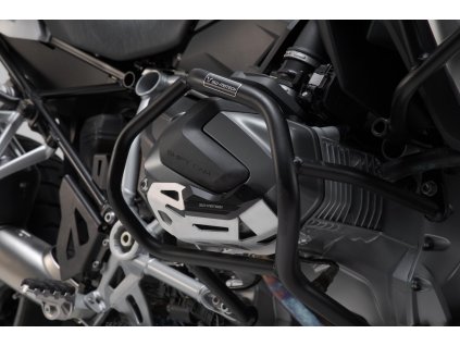 kryty hlav motoru SW-MOTECH černý/stříbrný pro BMW R 1250 GS/Adv, R 1250 RS/ RT