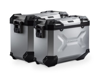 sada kufrů SW-MOTECH TRAX ADV 45/37 l. KTM 790/890 Adventure/R (19-) / 890 SMT (23-), stříbrná