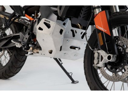 kryt motoru SW-MOTECH KTM 790 Adv / R (19-), 890 Adv / R (20-), stříbrný