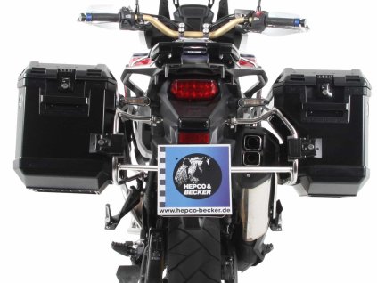 sada bočních kufrů včetně montážní sady HEPCO&BECKER XPLORER pro HONDA CRF1000L AFRICA TWIN (2018-2019)