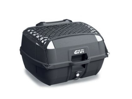 b45 kufr givi cerny s operkou a sitkou monolock s vlastni plotnou objem 43 ltr