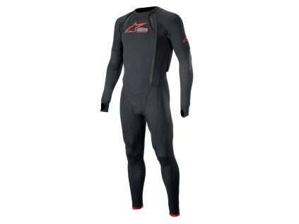 vnější vrstva airbagové vesty ALPINESTARS  TECH-AIR®10, černá/červená/šedá, provedení s dlouhými nohavicemi)