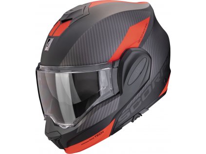 scorpion exo tech team black silver red