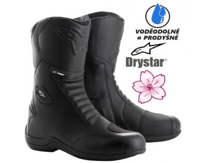 dámské moto boty ALPINESTARS ANDES V2 DRYSTARS, černá