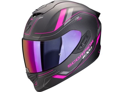 scorpion exo 1400 evo carbon mirage black pink