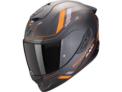scorpion exo 1400 evo carbon mirage black orange