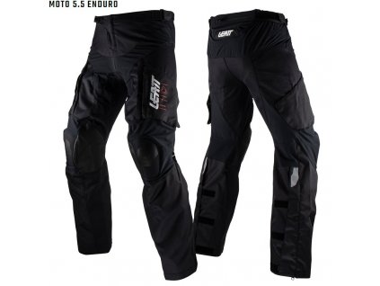 enduro kalhoty leatt moto 5 5 enduro pant black 2023