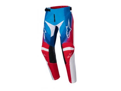 kalhoty racer pneuma alpinestars detske bila modra cervena 2024 i606749